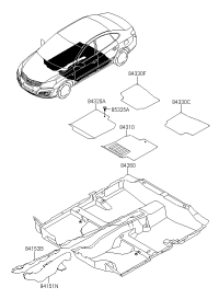 842600Q300HZ-CARPET ASSY-FLOOR