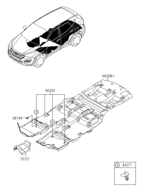 842602W560RYN-CARPET ASSY-FLOOR