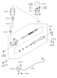 416102C100-CYLINDER ASSY-CLUTCH MASTER