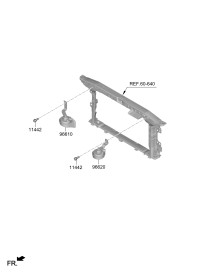 96641AZ000-Horn, low pitched