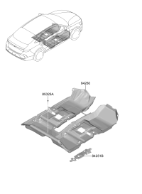 84260AZ000MDG-CARPET ASSY-FLOOR