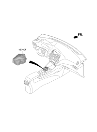 467W0AZ100SSV-Lever complete wire shift