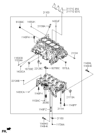 211002E031-BLOCK ASSY-CYLINDER