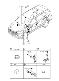 91520B8230-WIRING ASSY-FLOOR
