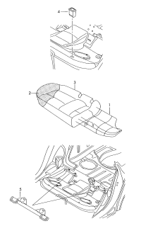 4F0885031C-Bench, with boot (complete) (textile)