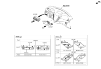 933402V000PD5-SWITCH ASSY,RH
