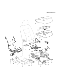84053362-Belt assy-buckle, front (AG5)