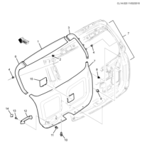 9057182-Trim tailgate