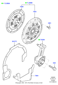XS617550AB-DISC,CLUTCH