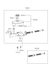 5852939300-RESERVOIR-MASTER CYLINDER