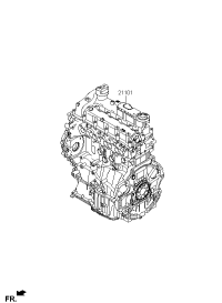 154F12FU01-ENGINE ASSY-SUB