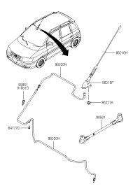 9625017500-ANTENNA ASSY-ROOF