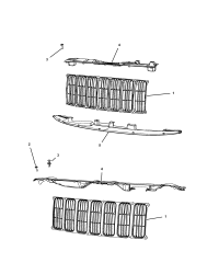YS241GJAA-(^)GRILLE RADIATOR