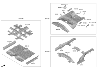 65536K4000-MEMBER-RR FLOOR LWR,REAR