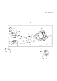 23270765-Bracket, brake booster (incl. 5, 6)
