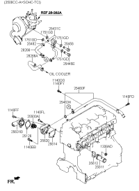 254604A500-PIPE & O-RING ASSY-HEATER