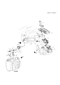 23343546-Cable assy-ata shift lever end