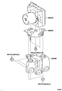4405058120-ACTUATOR ASSY, BRAKE