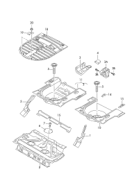1J0803663B41-Cover towing hook sateen black