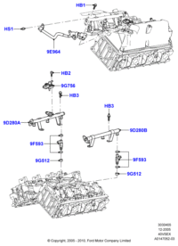 3F2Z9G756AC-Sen assy-injector press