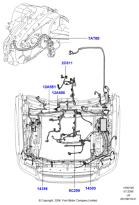 14305-Wiring assy-alternator