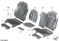 52108067160-Leather seat cover