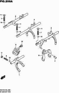 2547084A02-LEVER, LOW GEAR SHIFT INVERSE