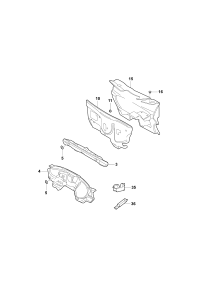 1TD863993-Damper, drain channel