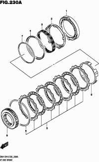2673266H10-PISTON, 2ND BRAKE