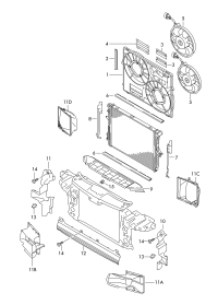 7L6121207-Retainer-double fan: