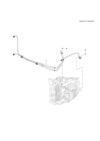 26250448-Tube, oil cooler inlet & outlet