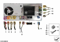 61129321941-Glove compartment-HSD cable USB