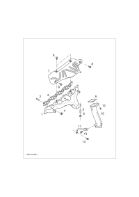C00014602-Gasket-eng exhaust pipe