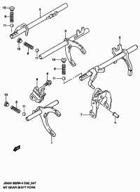 2546084A00-LEVER, REVERSE GEAR SHIFT