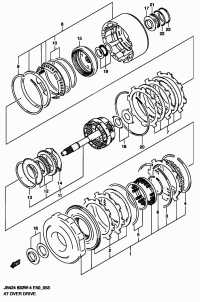 2411465DU0-DISC SET, O/D BRAKE
