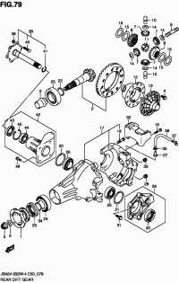 2735568D00-SHAFT, DIFF PINION NO.2