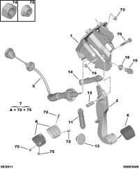 2150CK-Cable, clutch steering