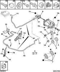 217608-Stopper, clutch pedal
