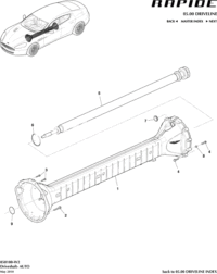 AD434500BC-TORQUE TUBE AND PROPSHAFT ASY AUTO