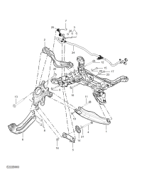 20900532-Arm assy, rear suspension upper control