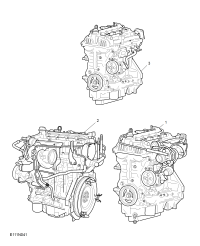 10418054-Engine assy-short