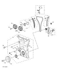 12636528-Chain assy, oil pump