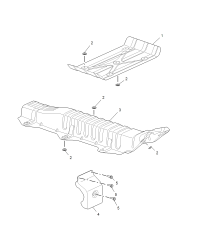 30077781-Insulator, exhaust muffler, rear