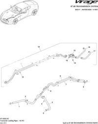9G437D353AA-Tube & Bracket Assembly, Transmission Oil