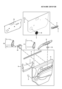24535390-Trim assy-fr dr