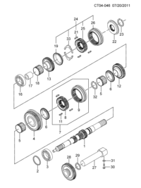 96663519-Kit-sync 5th gear