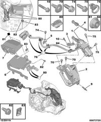 253070-Bracket, a/t ecu