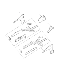 30089463SEPP-Bracket assy, front side member, front bumper mounting