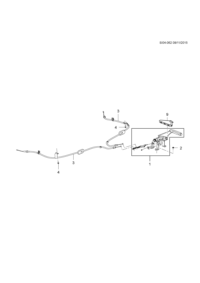 26267116-Cable, parking brake