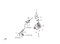 1504120XKW09B-Boot assy-console handle